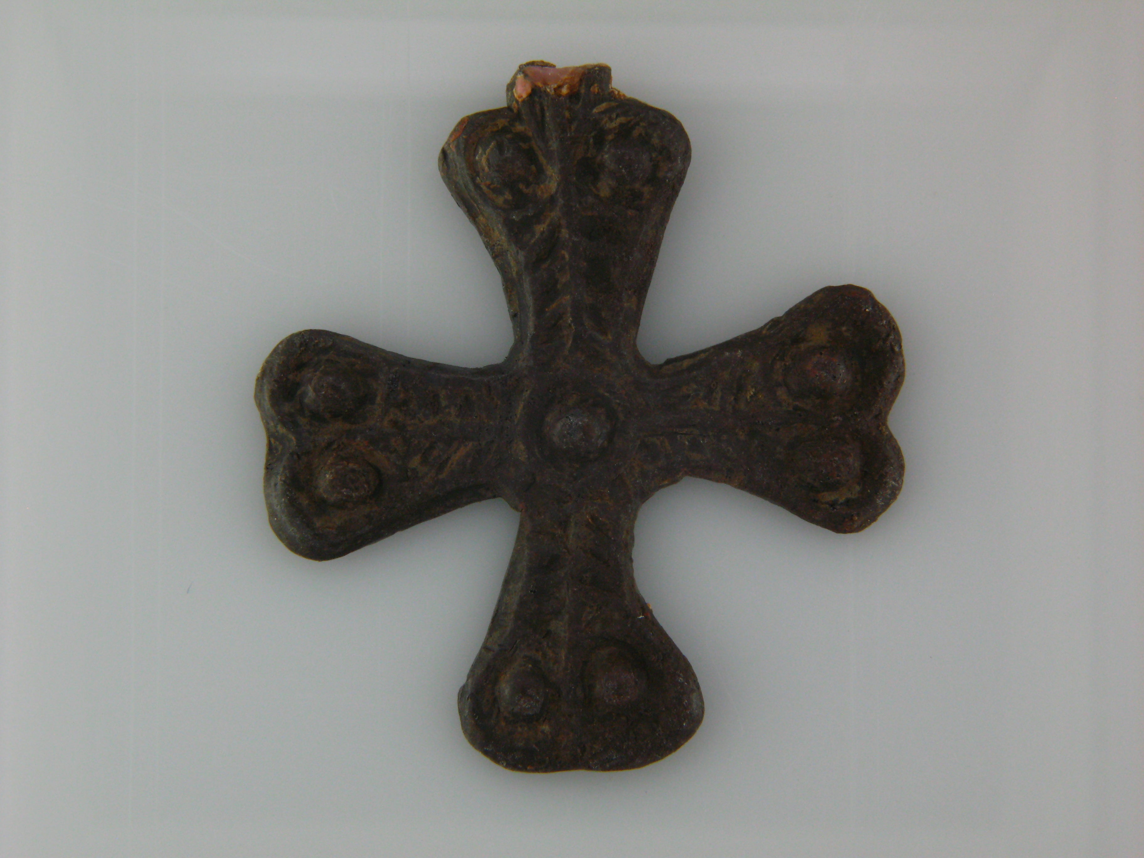 Obverse of original, Byzantine era cross.